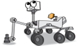 a cartoon Mars rover